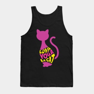 Love, Yoga, and a Cat Tank Top